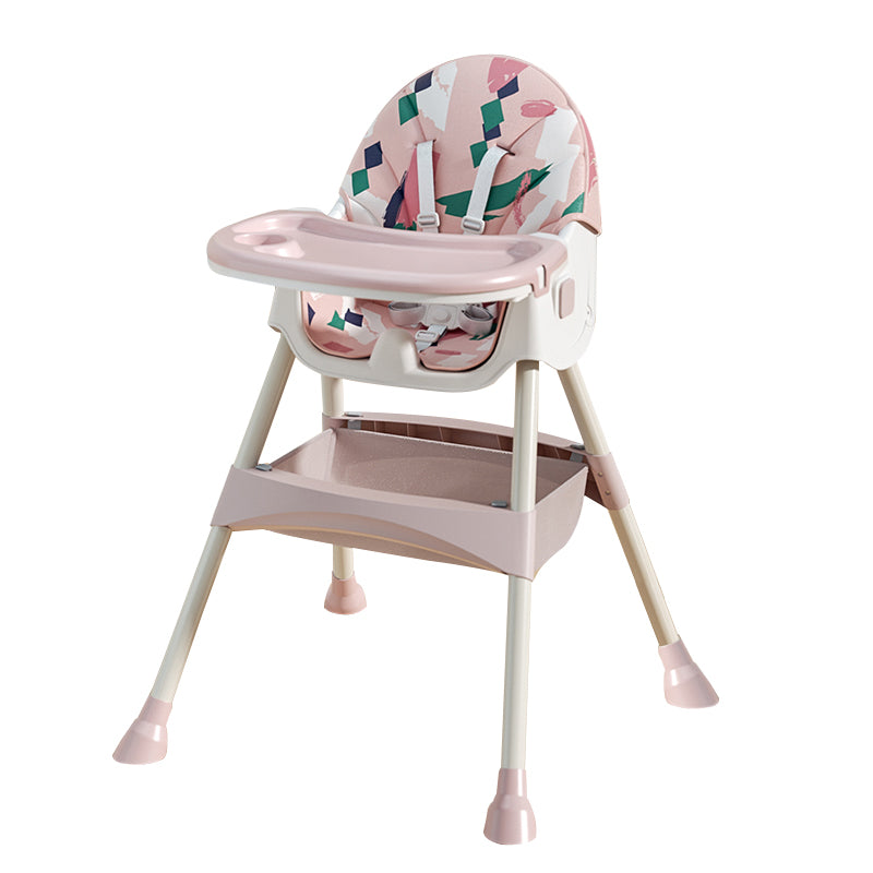 Kinderhochstuhl 2in1 Comfort - Rosa Ornament - ausgepackt