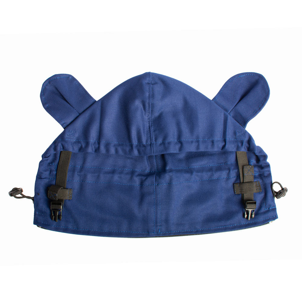 Monkey Mum® Leichte Kapuze für die Trage Carrie - Marineblau