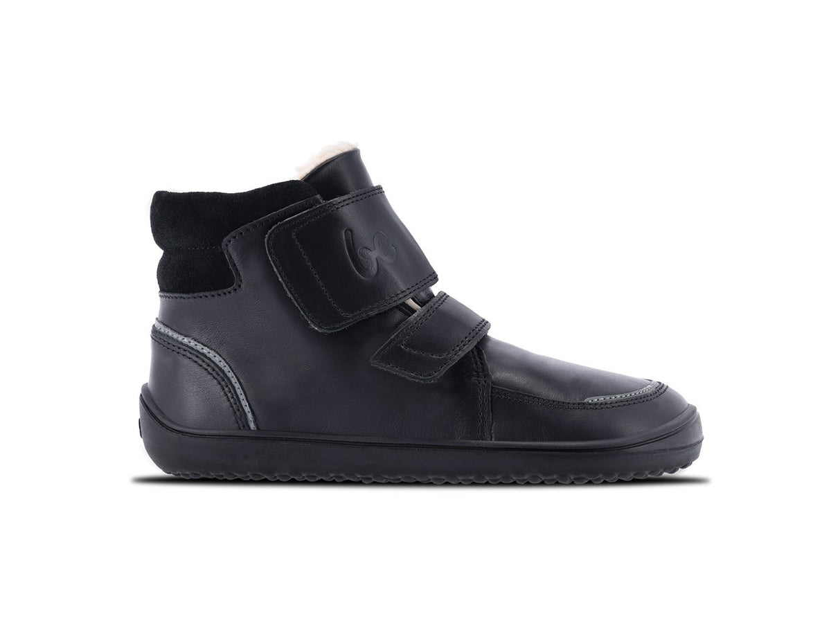 Be Lenka Kinder-Winter-Barfußschuhe Panda 2.0 - All Black