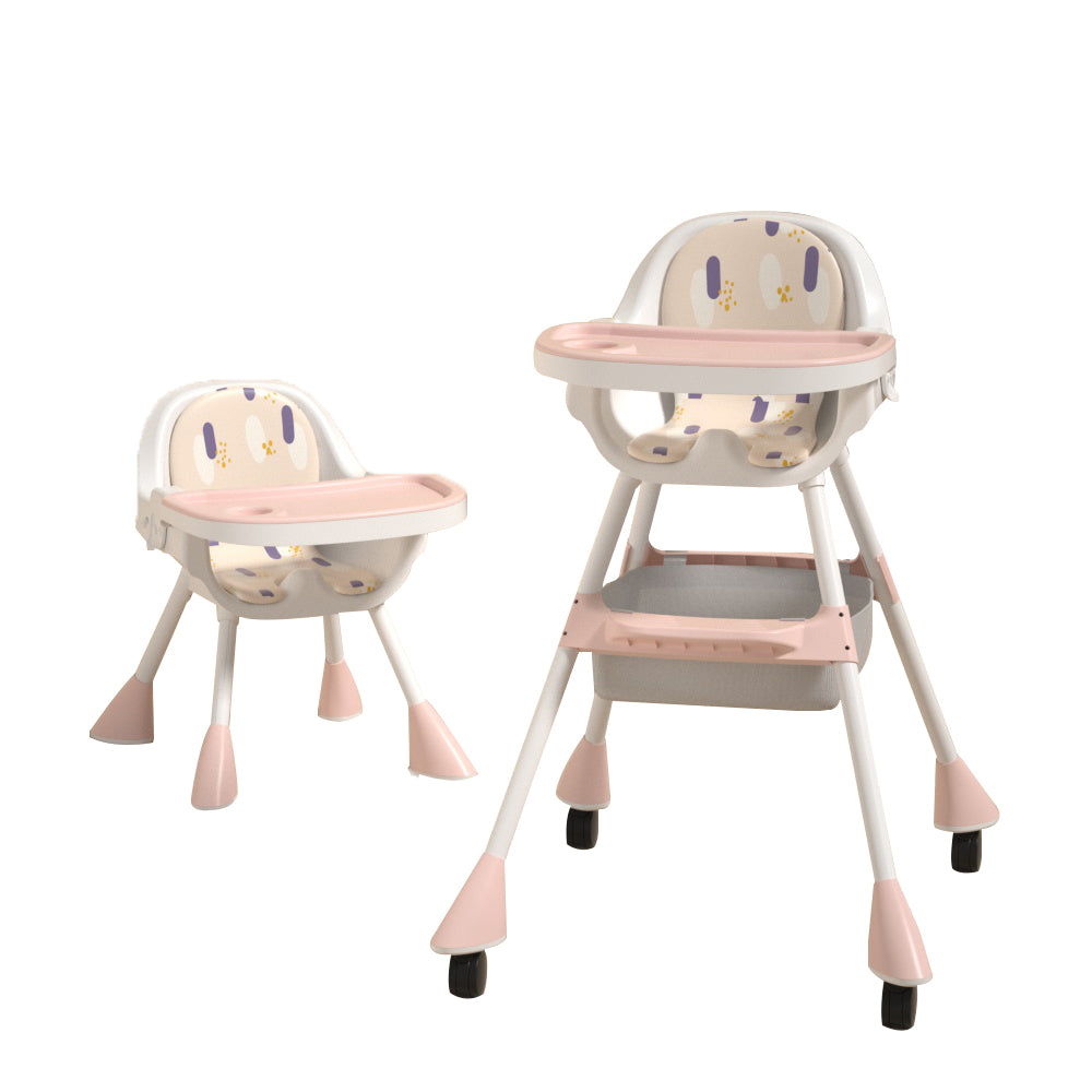 Kinderhochstuhl 2-in-1 Simple - Cherry Blossom Pink