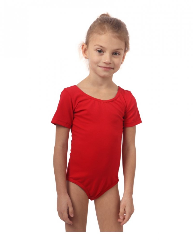 Mädchen Ballett, Gymnastik Trikot, rot
