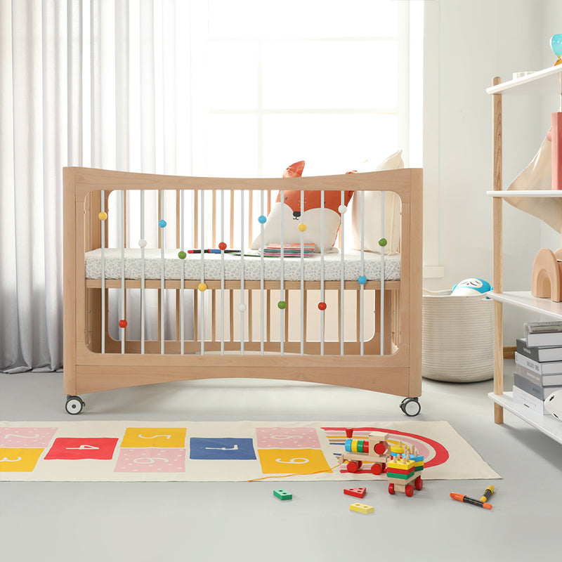 Kinderbett 4in1 - Massivholz - 120x65 cm