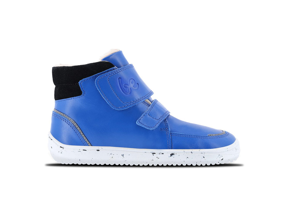 Be Lenka Kinder-Winter-Barfußschuhe Panda 2.0 – Blau & Weiß