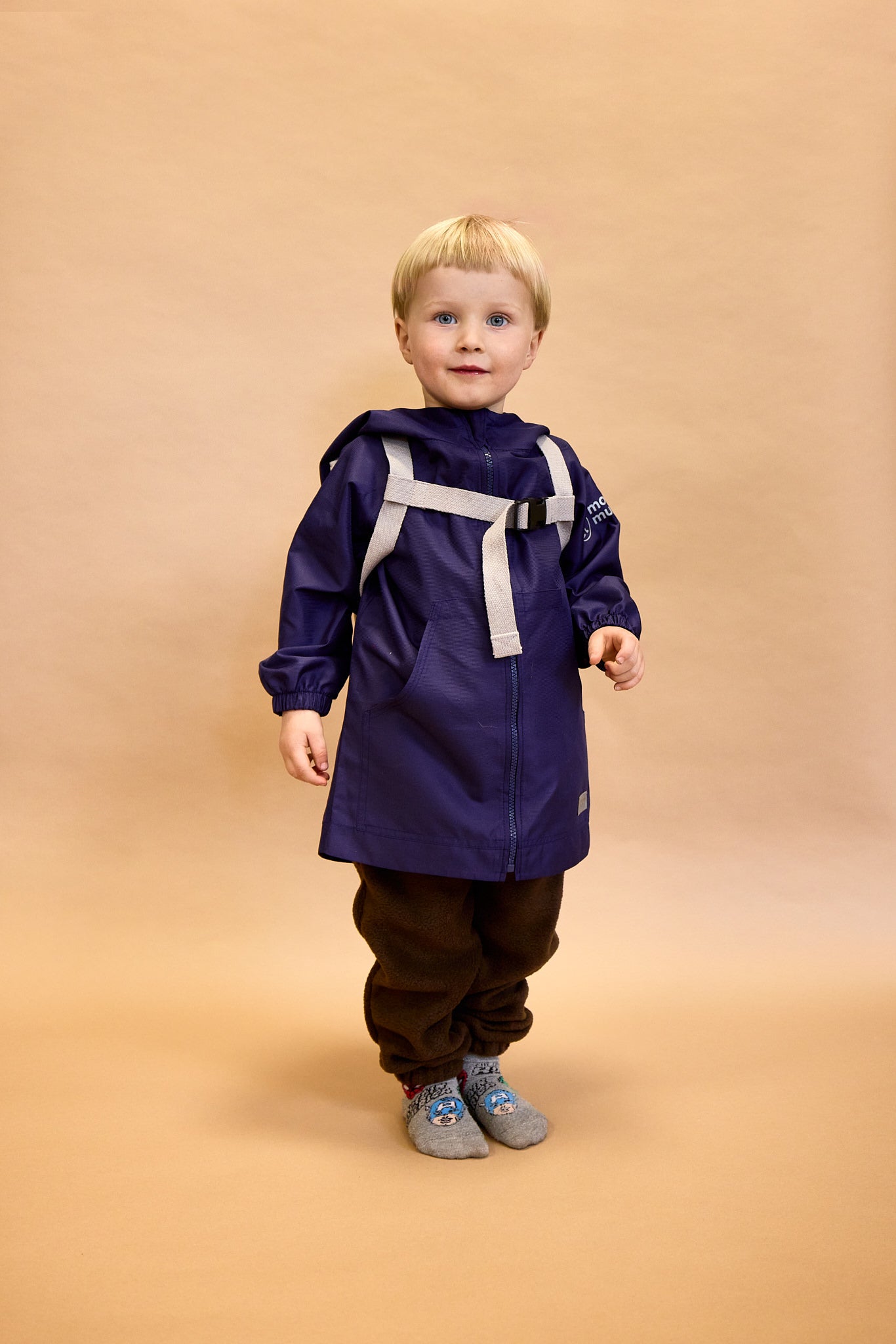 Monkey Mum® Windjacke mit Raglanärmeln - Weinrot