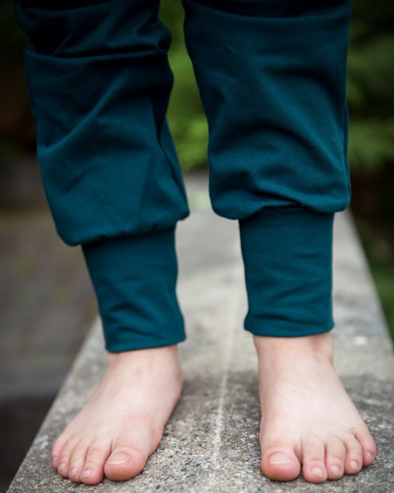 Kinder-Baggy-Sweatpants, LIGHT, flaschengrün