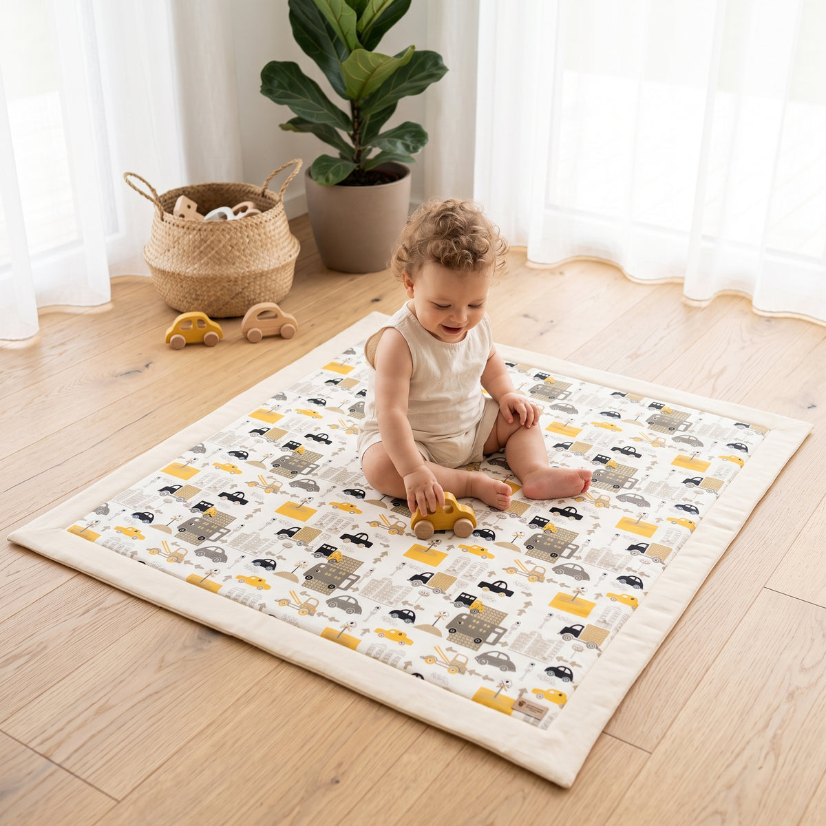 Spieldecke Monkey Mum® - Stadtverkehr