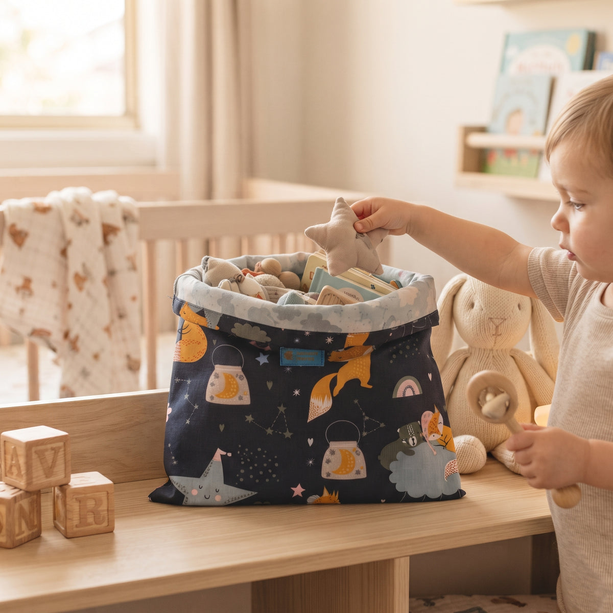 Stoffbeutel Monkey Mum® - Sternentierchen