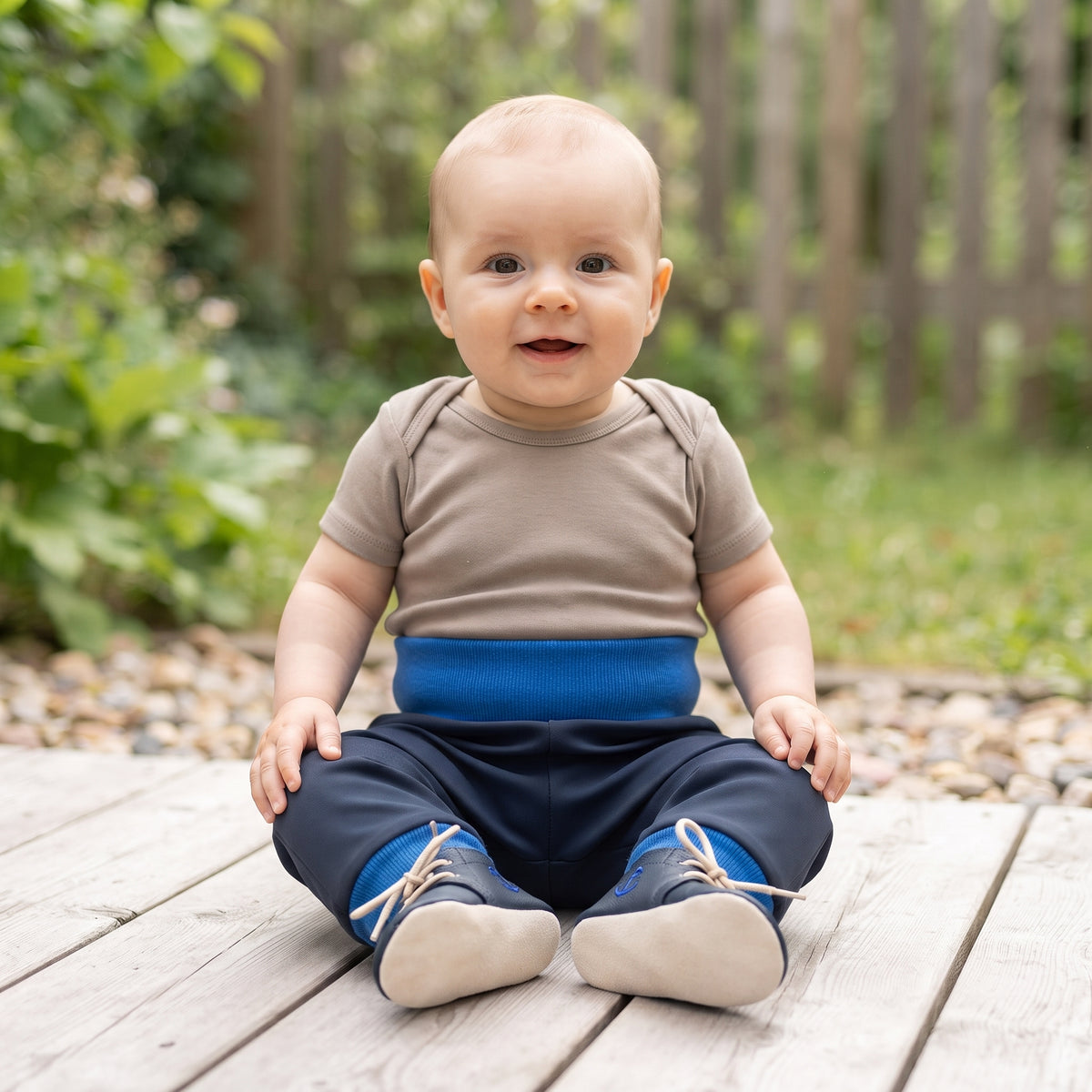 Kinder-Softshellhose mit Membran Monkey Mum® - Nachthimmel