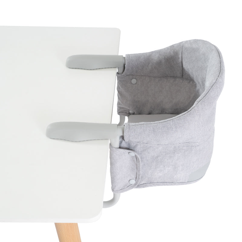 Reise-Hochstuhl Monkey Mum® - grau - ausgepackt