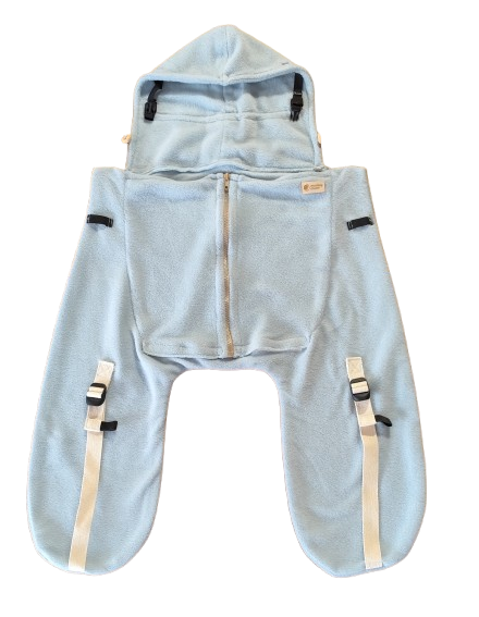 Monkey Mum® Wärmende Fleece-Tasche für die Trage oder den Kinderwagen Carrie - Seelöwenbaby