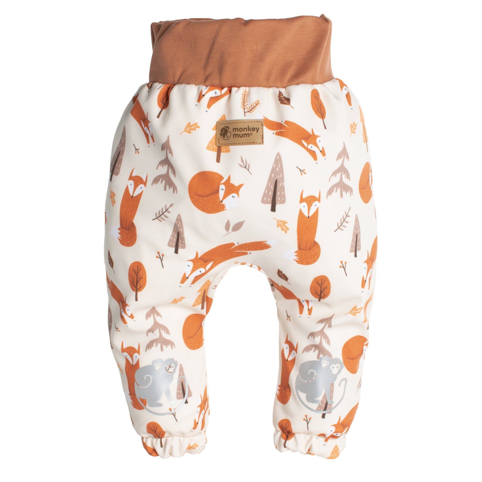 Kinder-Softshellhose mit Membran Monkey Mum® - Fuchsspiele