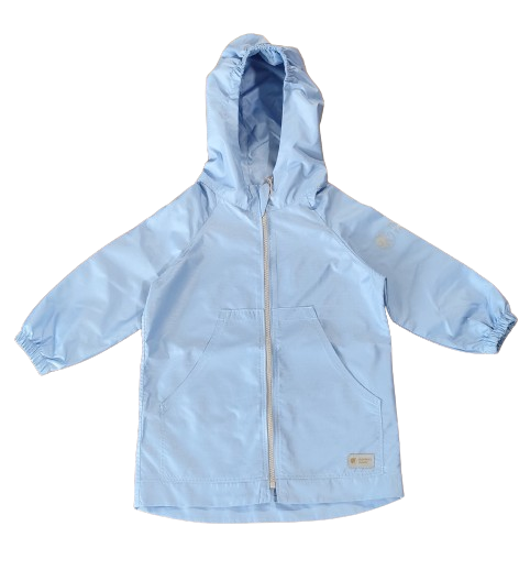 Monkey Mum® Windjacke mit Raglanärmeln - Hellblau