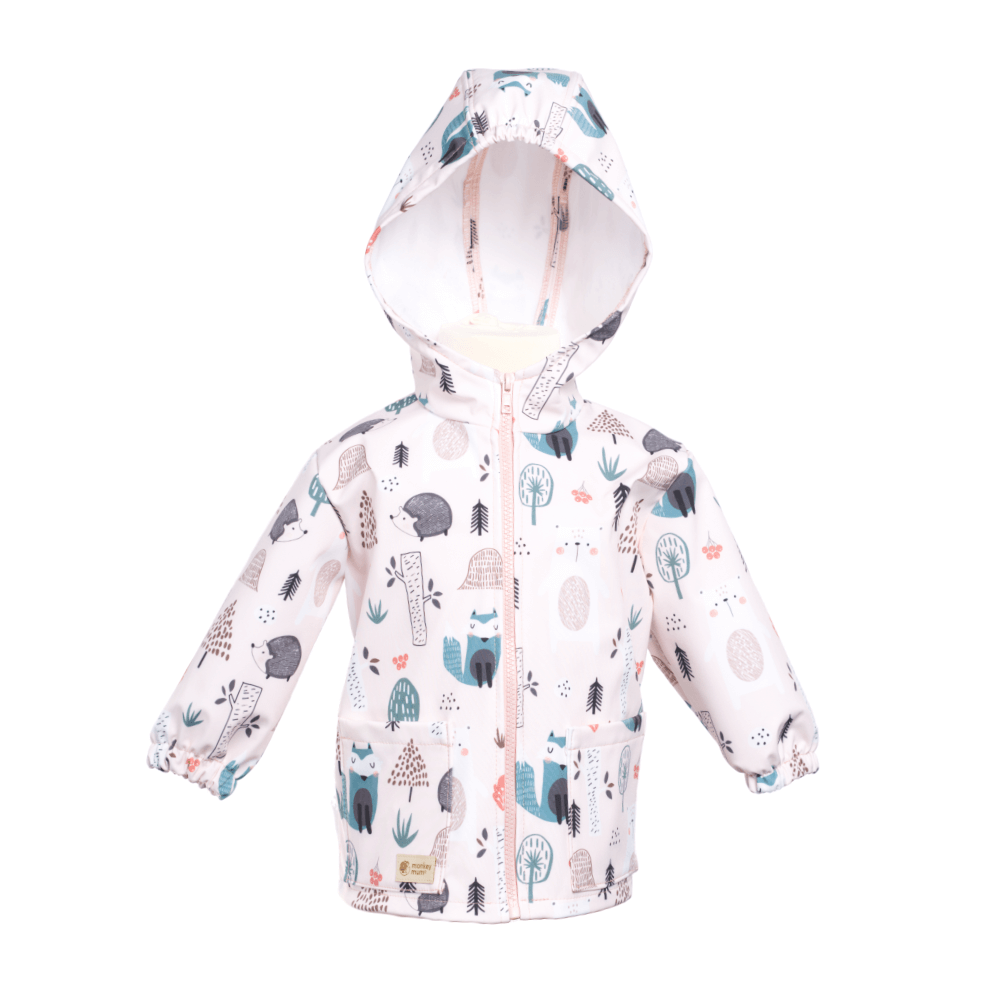 Kinder-Softshelljacke mit Membran Monkey Mum® - Tiere des Tages