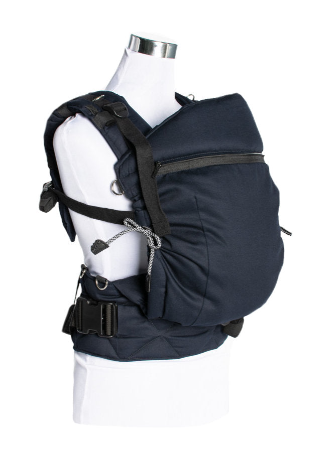 Monkey Mum® Ergonomische mitwachsende Trage Carrie - Silberdunkel