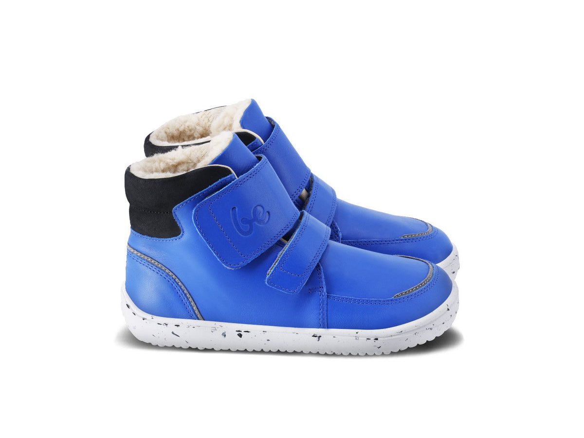 Be Lenka Kinder-Winter-Barfußschuhe Panda 2.0 – Blau & Weiß