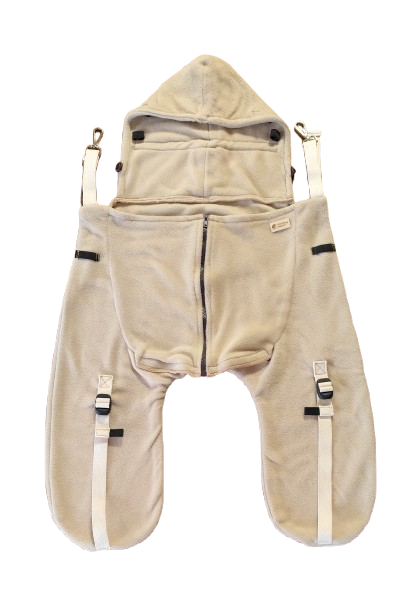 Monkey Mum® Wärmende Fleece-Tasche für die Trage oder den Kinderwagen Carrie - Häschen