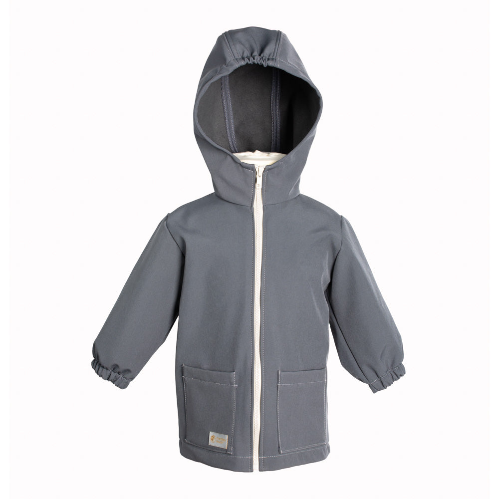 Kinder-Softshelljacke mit Membran Monkey Mum® - Geheimnisvoller Ausflug