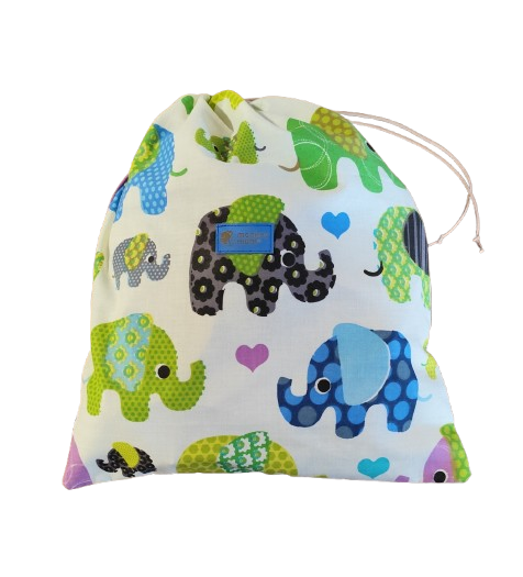 Stoffbeutel Monkey Mum® - Fröhlicher Elefant