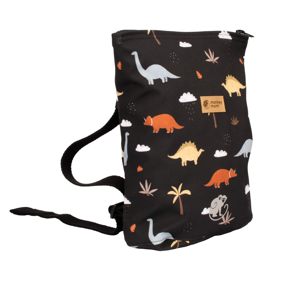 Kinder-Softshell-Rucksack Monkey Mum® - Dinosaurierreise