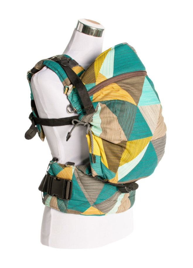 Monkey Mum® Ergonomische mitwachsende Trage Carrie - Charme der Geometrie