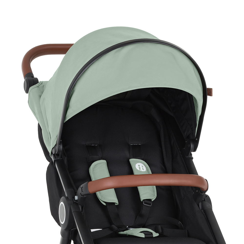 PETITE&MARS Verdeck für den Street2 Kinderwagen, Eisengrün