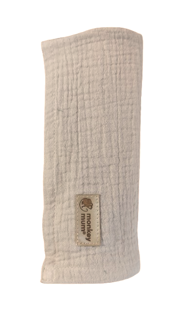 Musselin-Windel Monkey Mum® - Beige