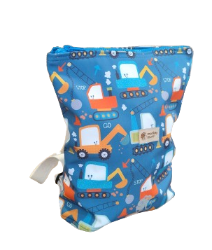 Kinder-Softshell-Rucksack Monkey Mum® - Spielbaustelle