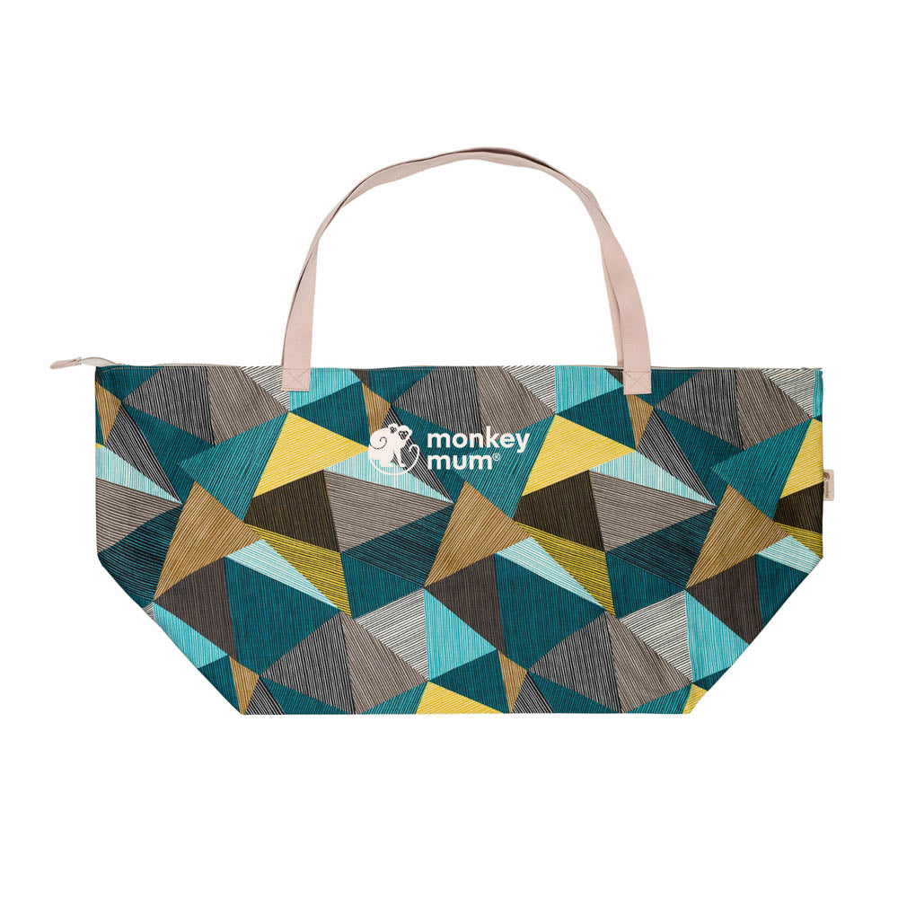 Monkey Mum® Reise-Stofftasche für Zubehör Carrie - Charme der Geometrie