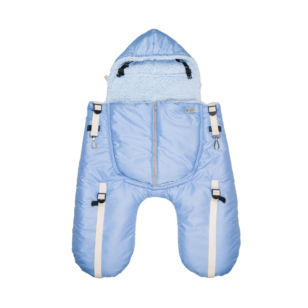 Monkey Mum® Wärmende Tasche aus Raschelstoff mit Teddyfutter für die Trage oder den Kinderwagen Carrie - Mäuschen