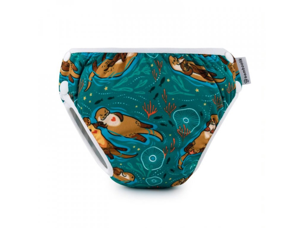 Windelbadebekleidung - Verliebte Otter