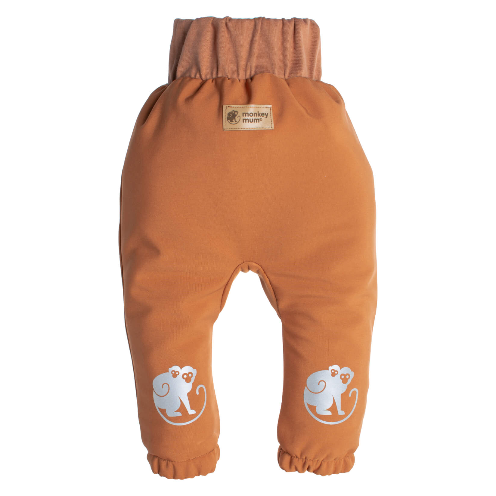 Kinder-Softshellhose mit Membran Monkey Mum® - Herbstlaub