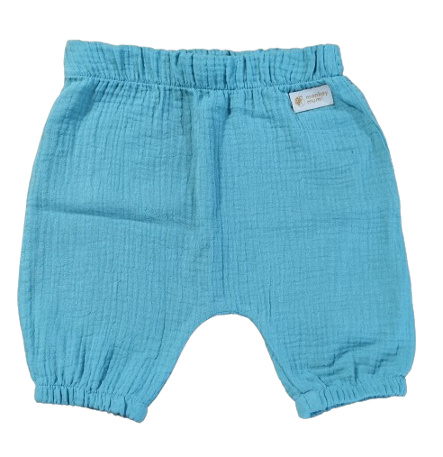Musselin-Shorts Monkey Mum® - Mint