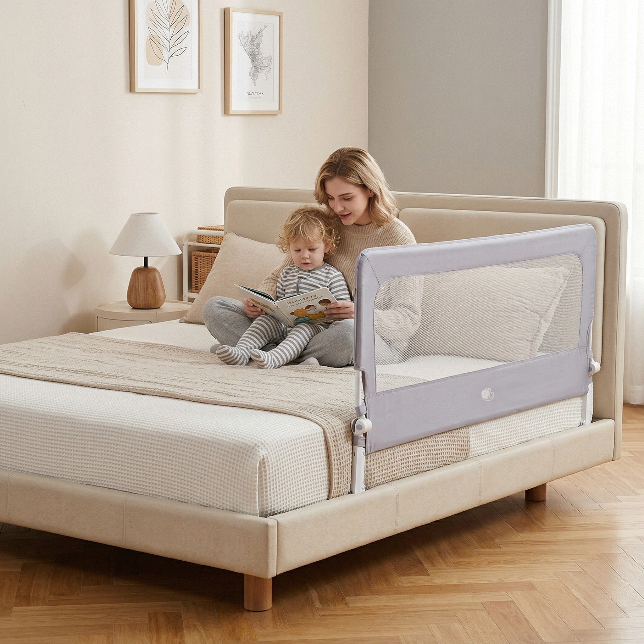 Bettbarriere Monkey Mum® Flip - ausgepackt