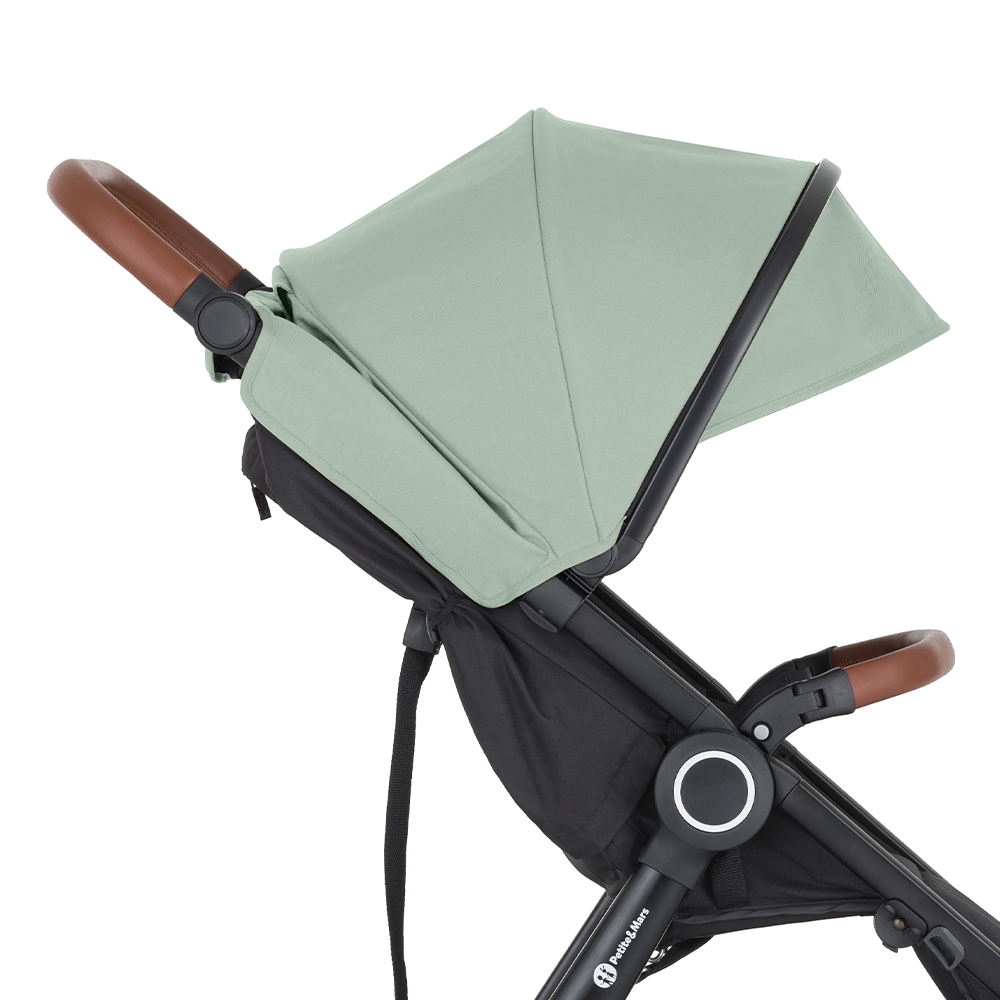 PETITE&MARS Verdeck für den Street2 Kinderwagen, Eisengrün