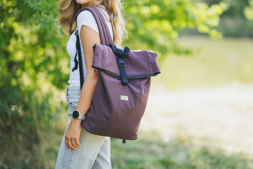 Monkey Mum® Integrierter Softshell-Rucksack für die Trage Carrie - Bärentatze