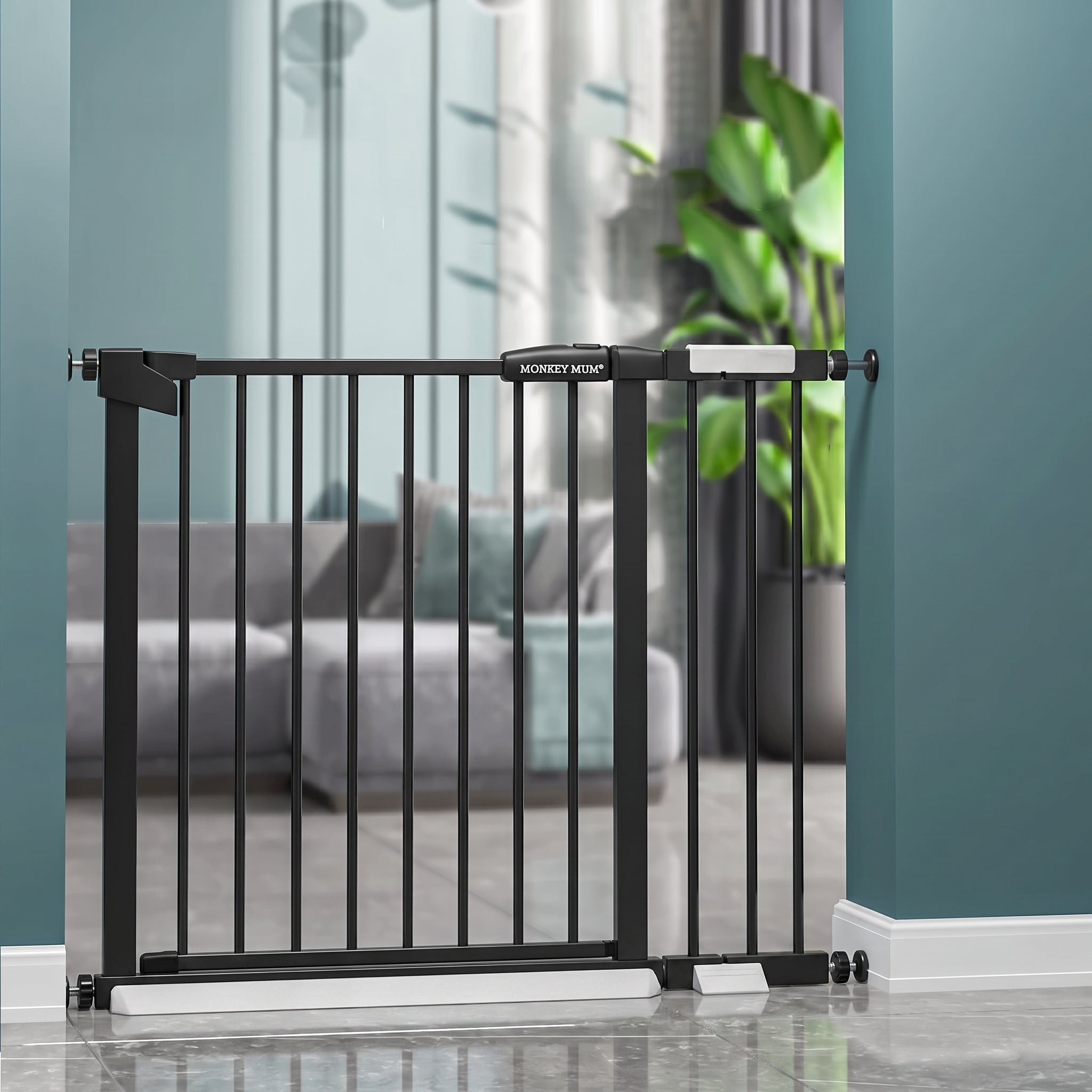 Sicherheitsgitter Monkey Mum® – Schwarz