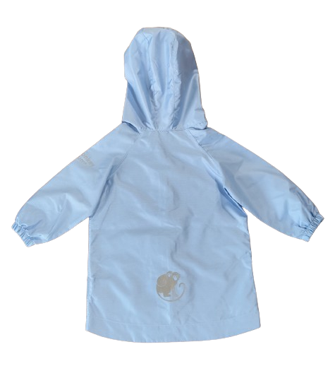 Monkey Mum® Windjacke mit Raglanärmeln - Hellblau