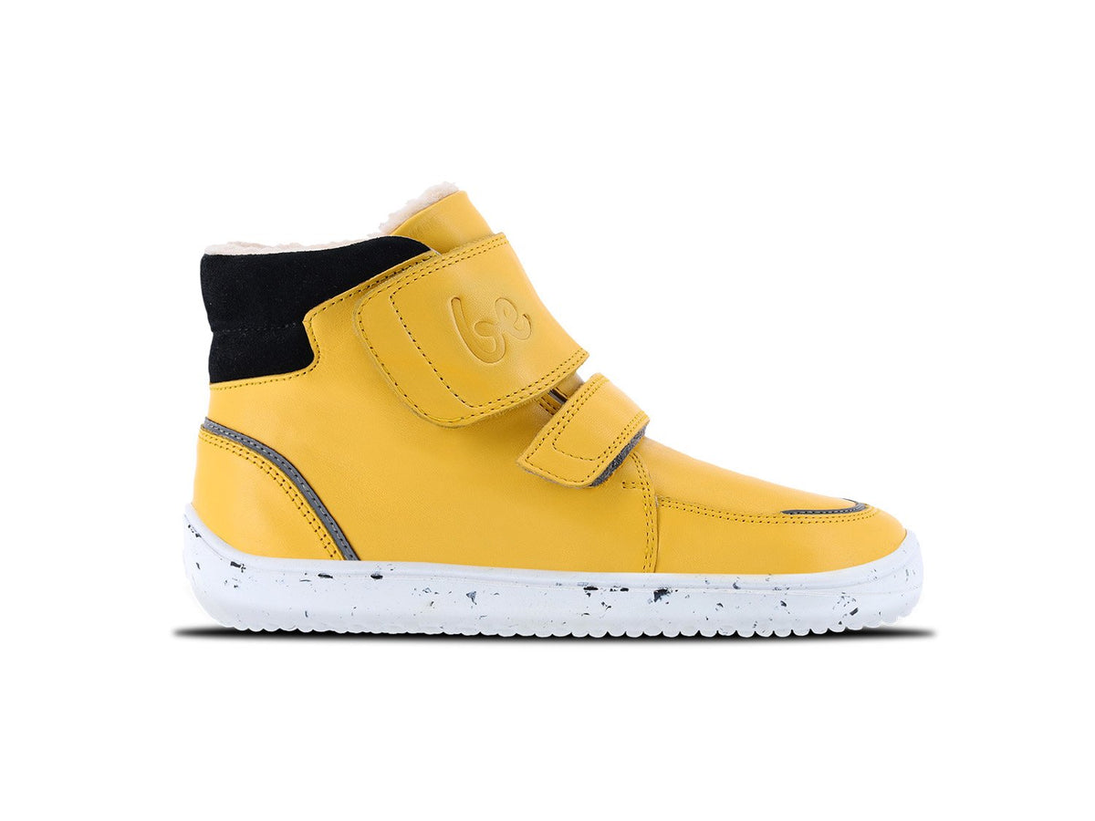 Be Lenka Kinder-Winter-Barfußschuhe Panda 2.0 - Cheese Yellow