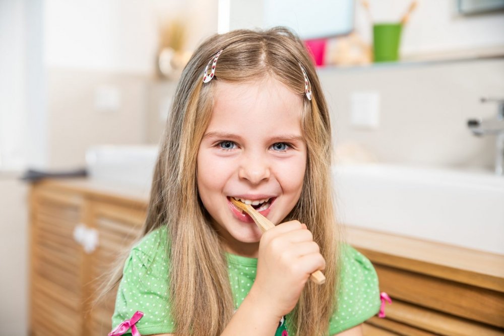 Bambuszahnbürste für Kinder Medium Soft - 4 Stück