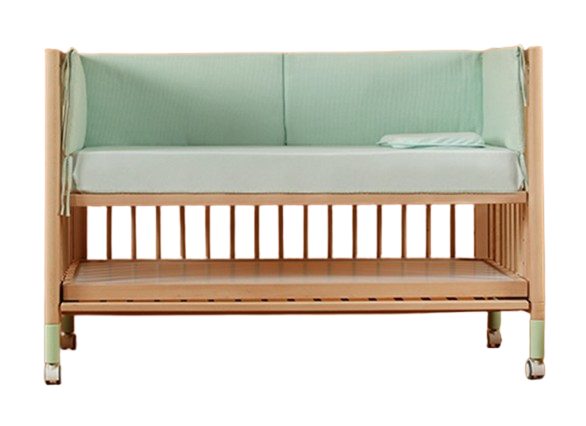Kinderbett 3in1 - Massivholz - 120x60 cm