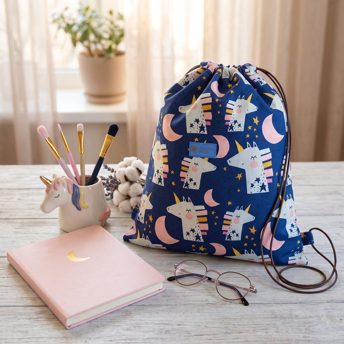 Stoffbeutel Monkey Mum® - Einhorn