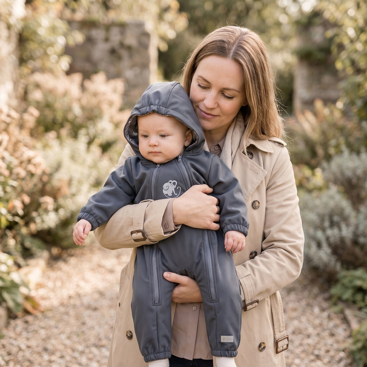 Monkey Mum® Softshelloverall mit Membran – Geheimnisvoller Ausflug - Gr. 62/68, 74/80