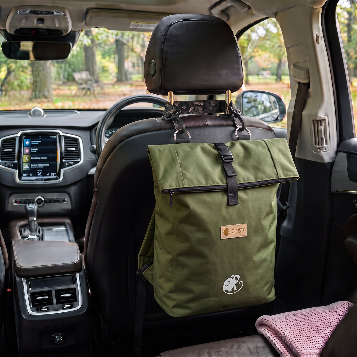 Monkey Mum® Köper-Rucksack für den Kinderwagen – Farben des Waldes