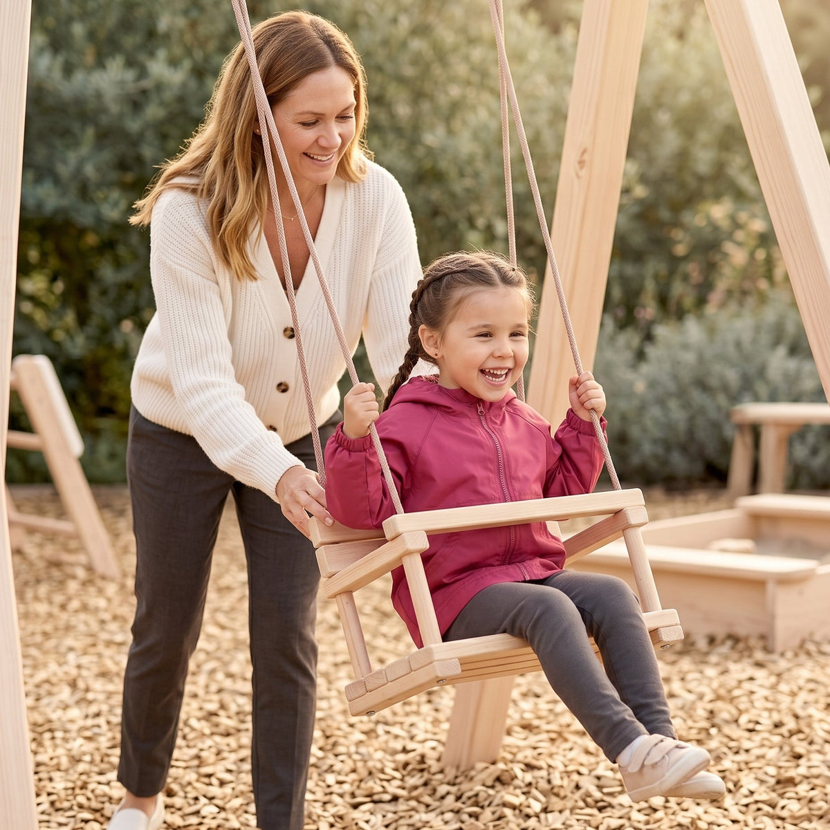 Monkey Mum® Windjacke mit Raglanärmeln - Weinrot