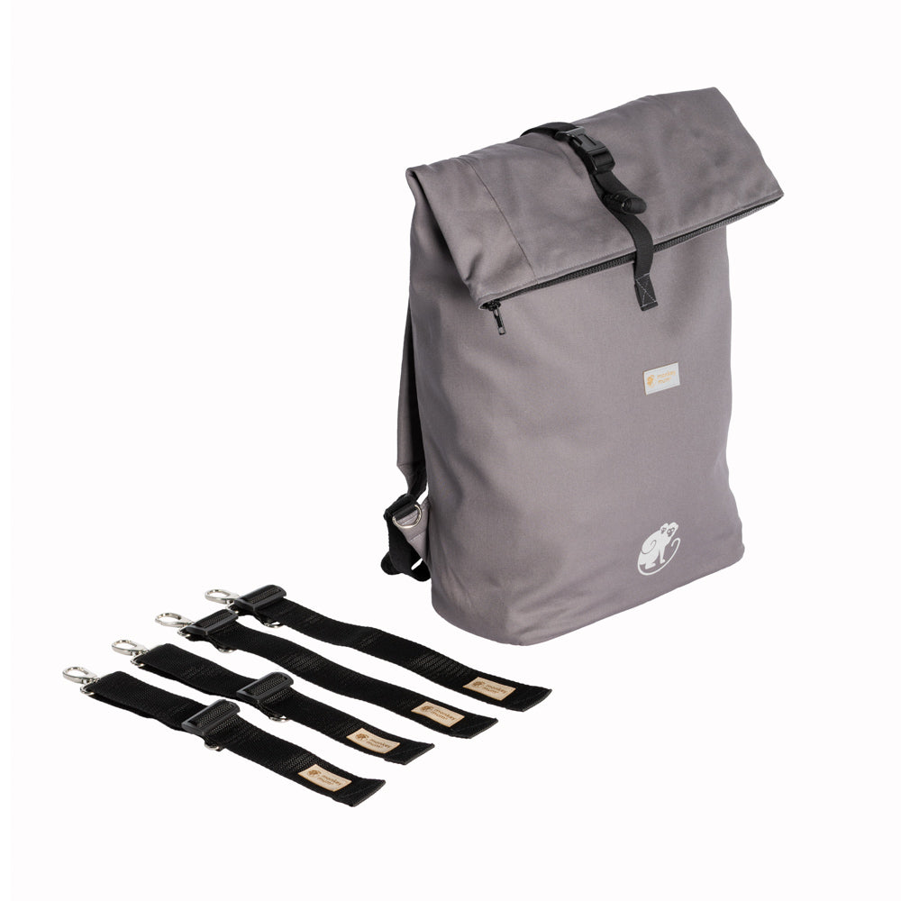 Monkey Mum® Integrierter Twill-Rucksack für die Trage Carrie - Frische Brise