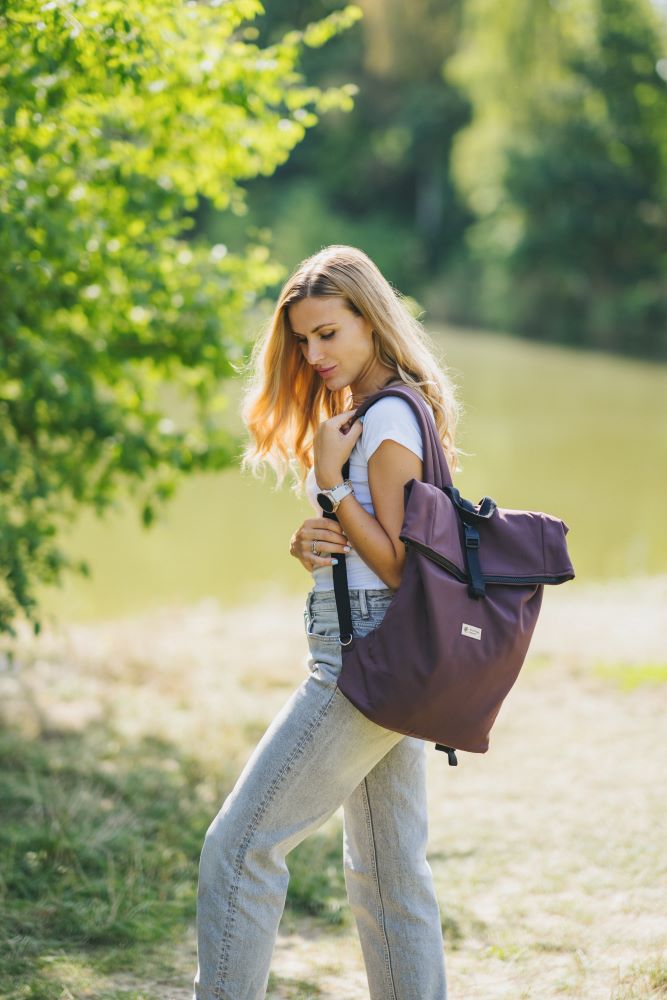 Monkey Mum® Integrierter Softshell-Rucksack für die Trage Carrie - Bärentatze