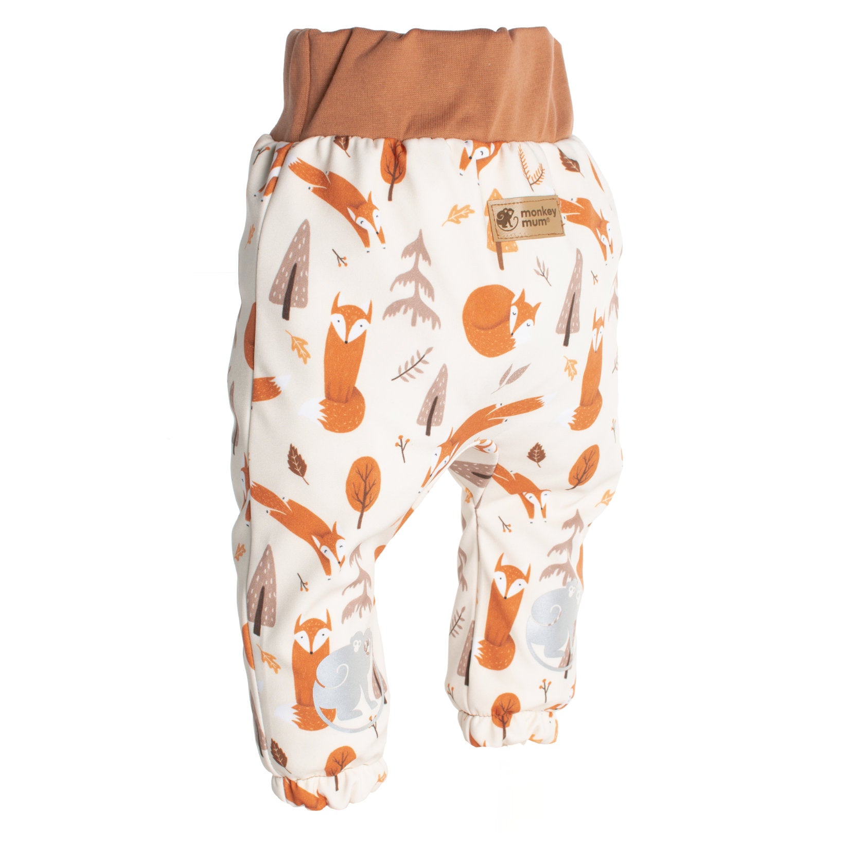 Kinder-Softshellhose mit Membran Monkey Mum® - Fuchsspiele