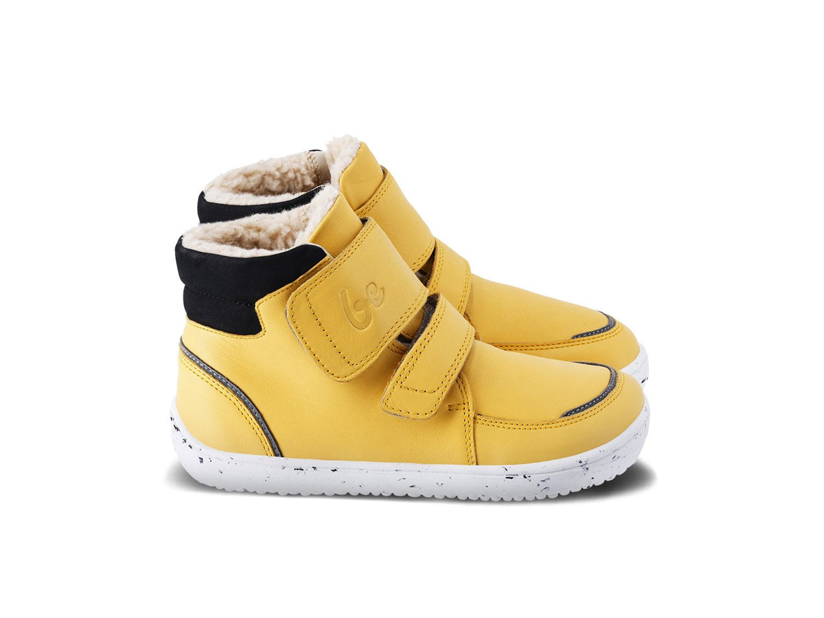 Be Lenka Kinder-Winter-Barfußschuhe Panda 2.0 - Cheese Yellow