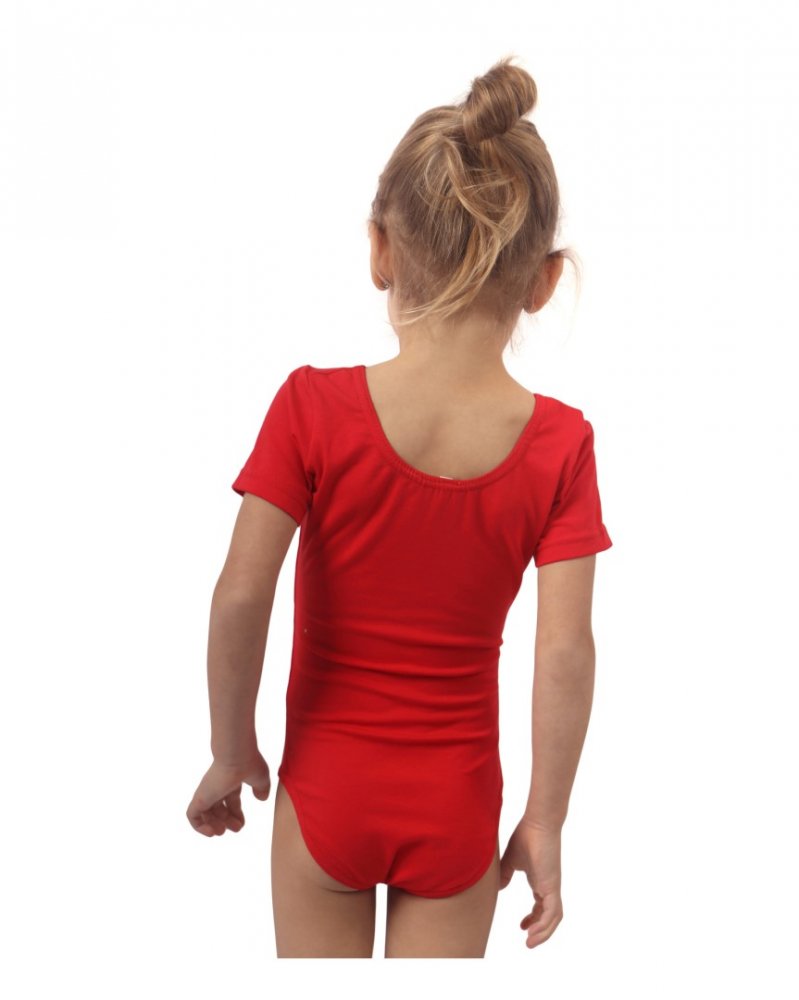 Mädchen Ballett, Gymnastik Trikot, rot