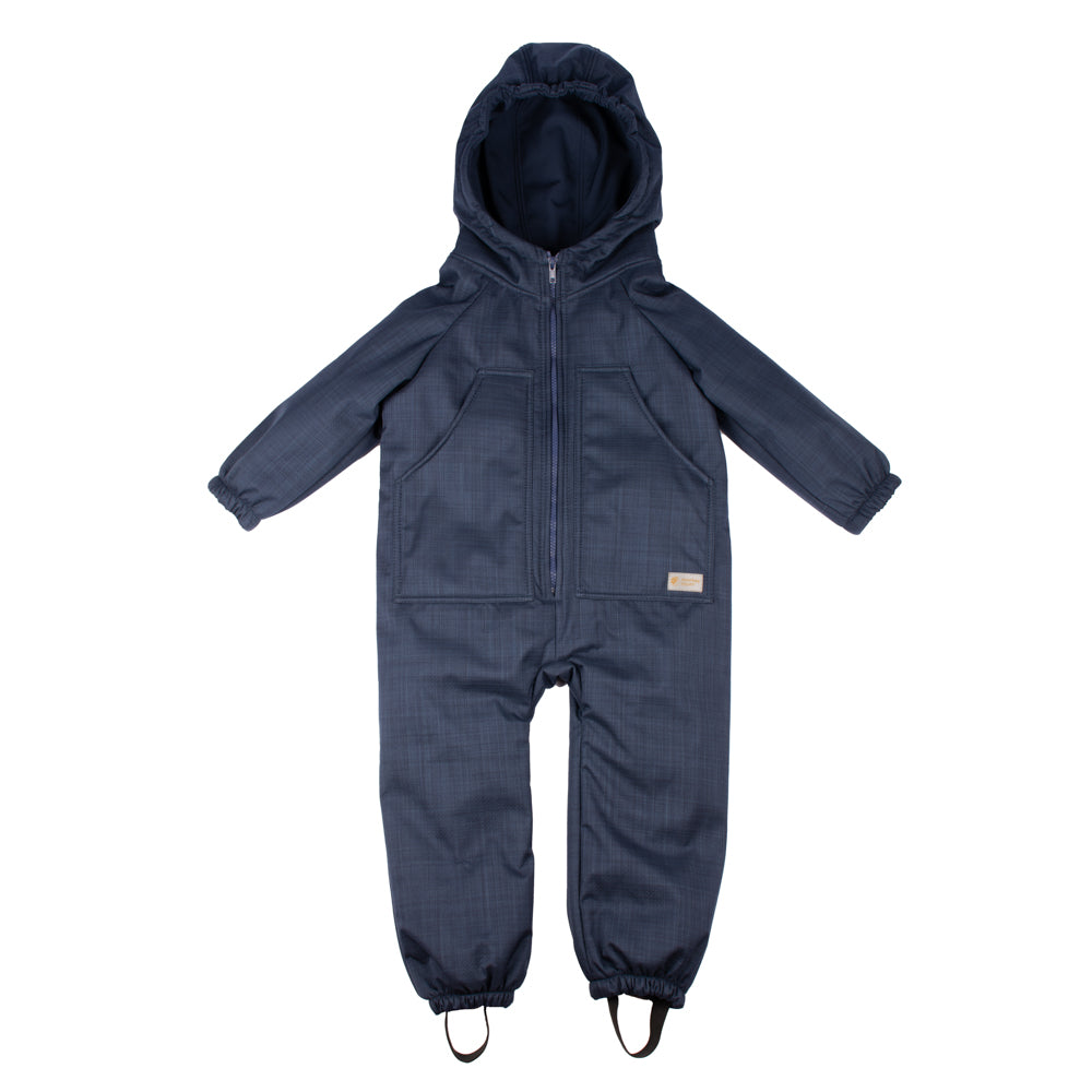 Monkey Mum® Kinder-Winter-Softshelloverall mit Lammfellfutter - Märchenhaftes Sandmännchen - Gr. 98/104, 110/116